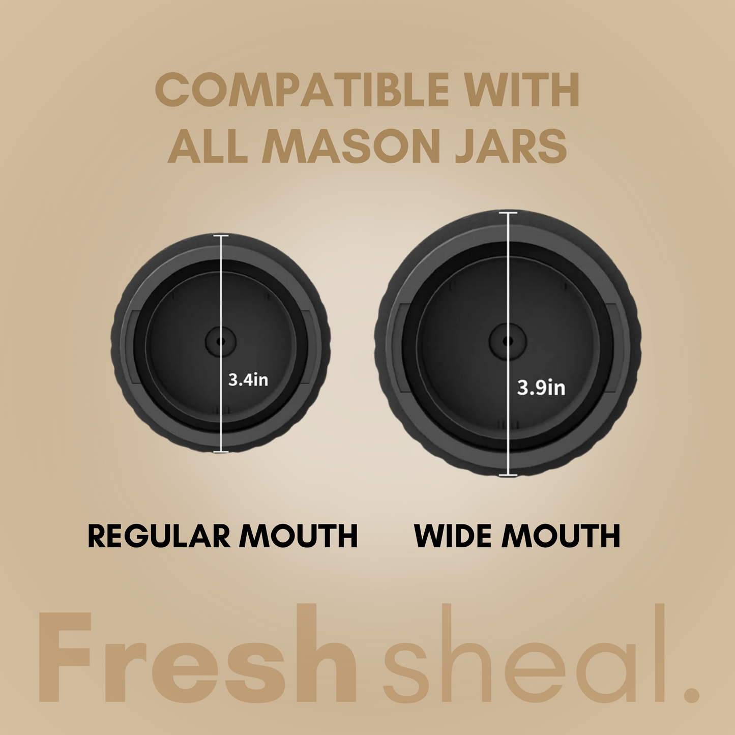 Kit FreshSheal® Mason Jar Vacuum Sealer